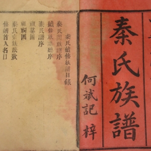 湖北公安《秦氏族谱》